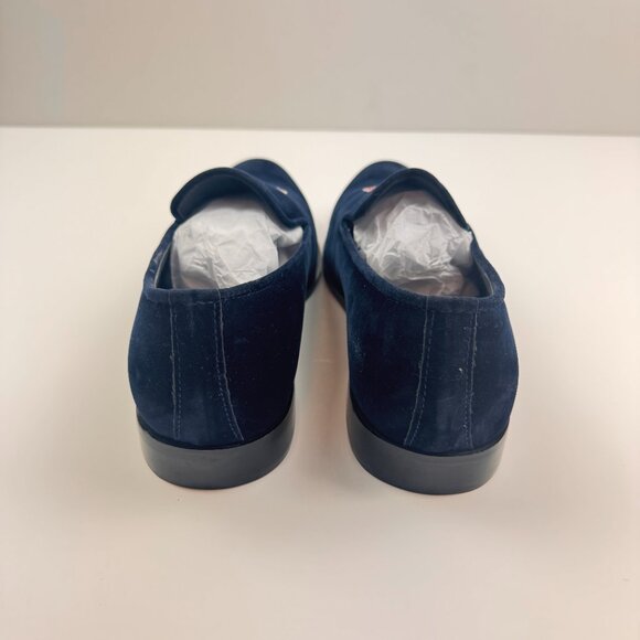 NWB Bown of London USA | Custom Blue Velvet Loafer - Mens Size 10.5 main image 5